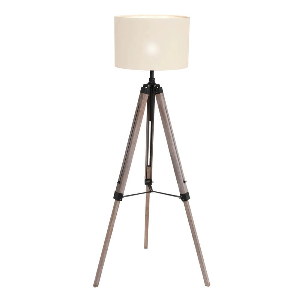 Tripod table lamp Triek white hood Steinhauer 8712746152395