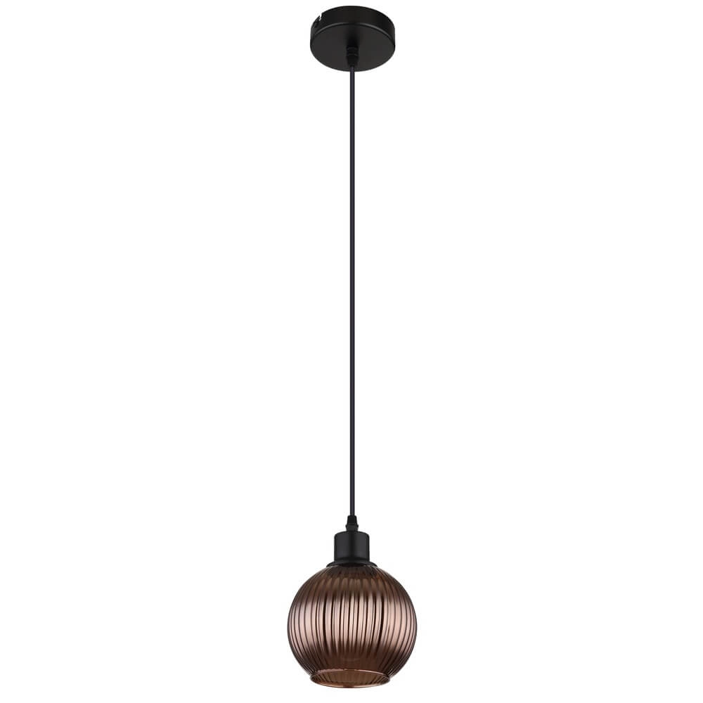 Pendant lamp Zumba orange glass Ø 15cm Globo 9007371455812