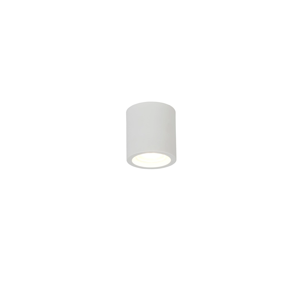 Surface-mounted spot Biscotto white