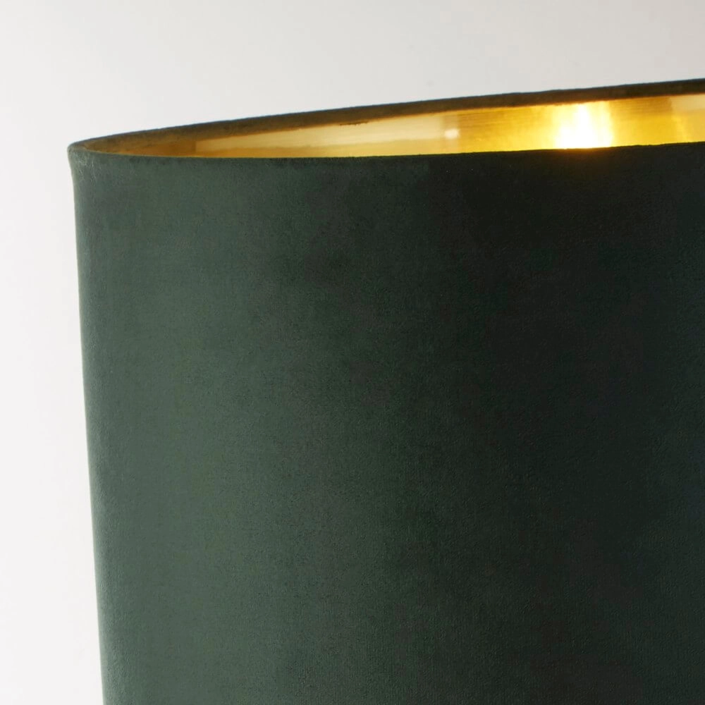 Design table lamp Scarborough gold with green cap Searchlight 5053423257020