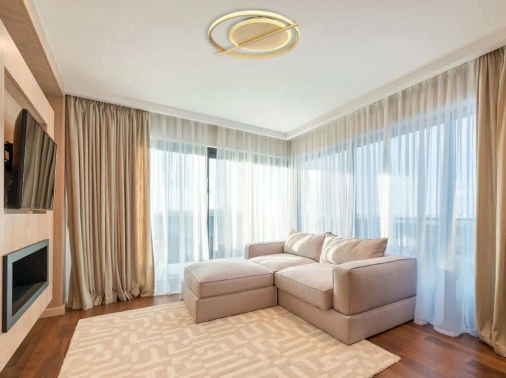 Golden ceiling lamp Reball round Globo 9007371438792
