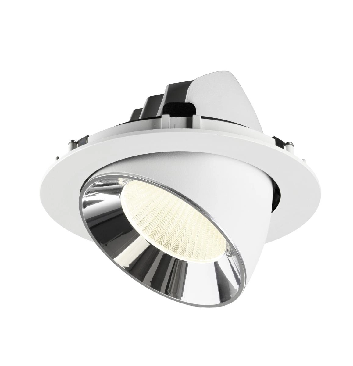 Recessed spotlight Numinos Gimble XL white/chrome 4000K - 40deg SLV 4024163308403