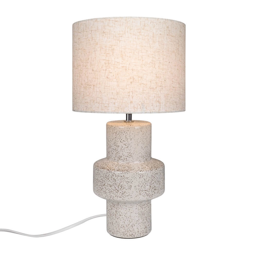 Table lamp Dugan sand brown