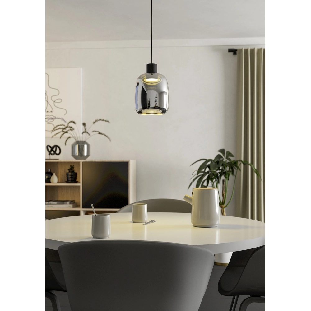 Led pendant light Molochio-Z smoke glass - Zigbee Eglo 9008606312825