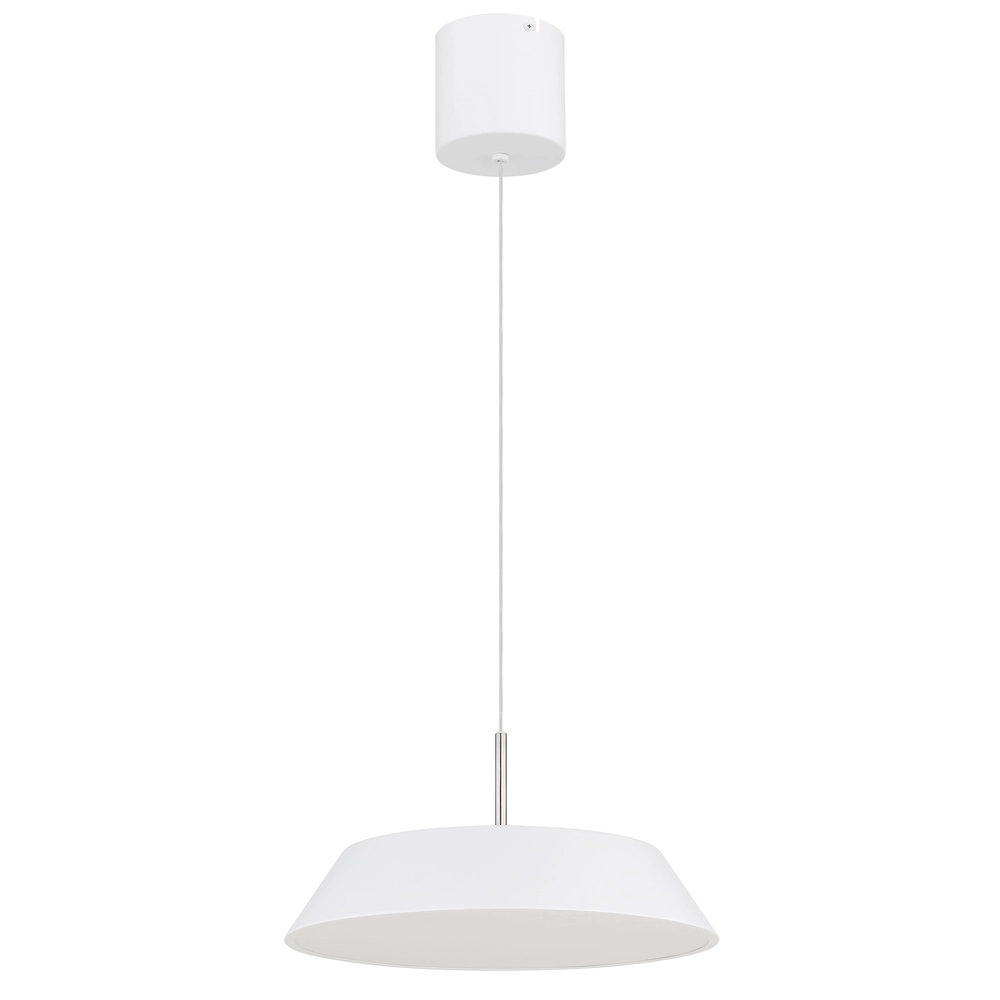 Sleek pendant lamp Silena white Ø 40cm Globo 9007371586233