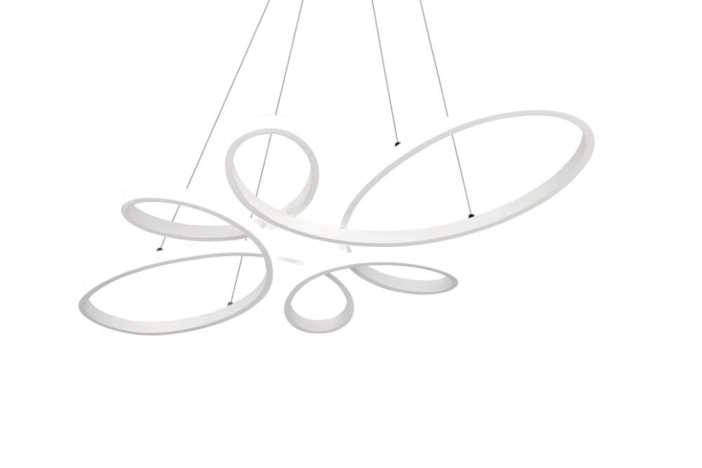 Design pendant lamp Fly white Trio 4017807600919