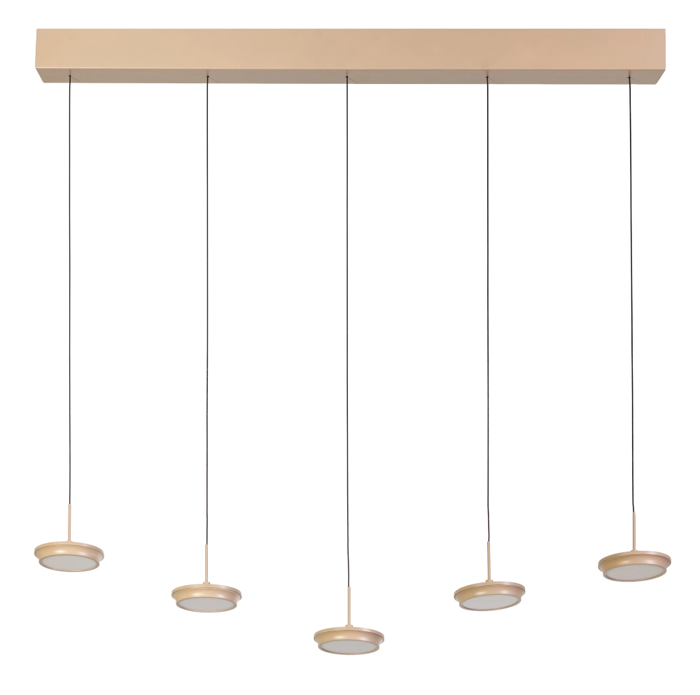 Modern 5-light pendant lamp Desiree sand ETH 8720195311973