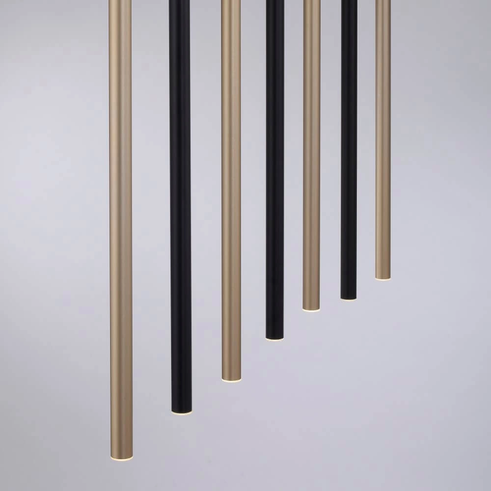 Unique pendant lamp Flute 7-light Paul Neuhaus 4012248374771