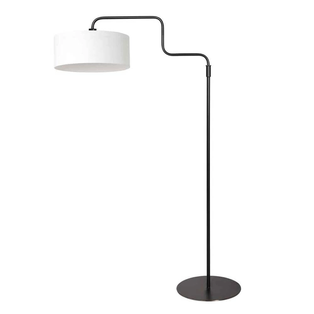 Floor lamp Bloeba black with white hood Steinhauer 8712746176964