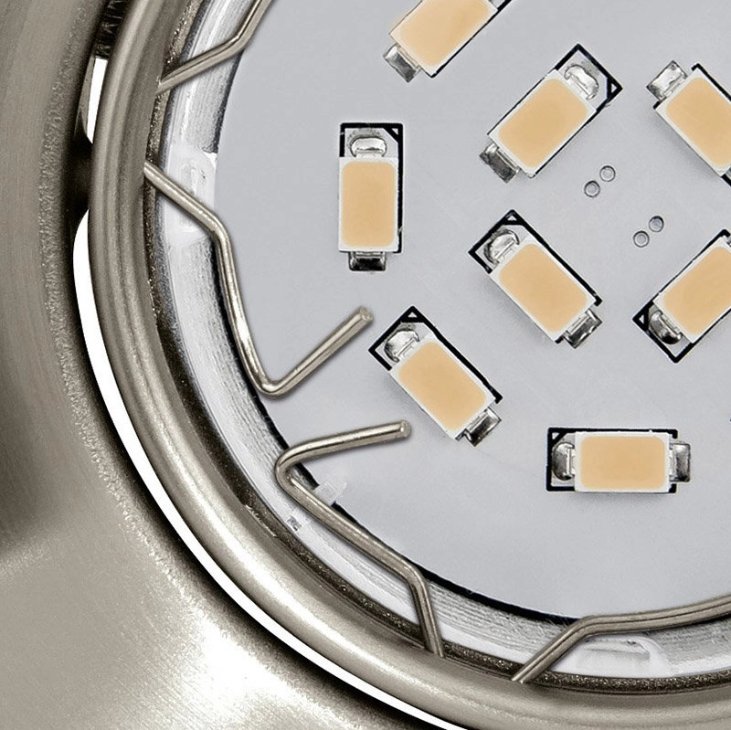 Recessed spotlight Peneto Round 8.7cm nickel matt Eglo 9002759942427