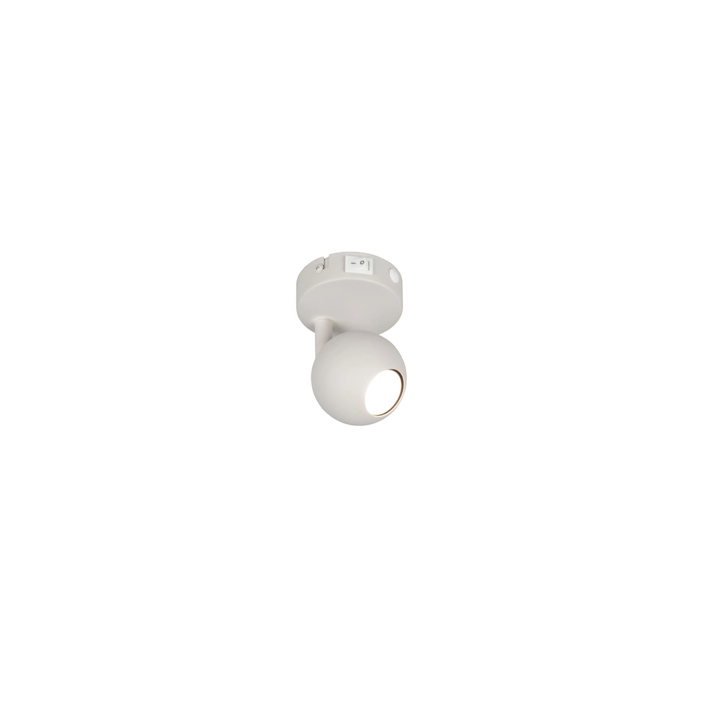Surface-mounted spot Enaro Single Grey