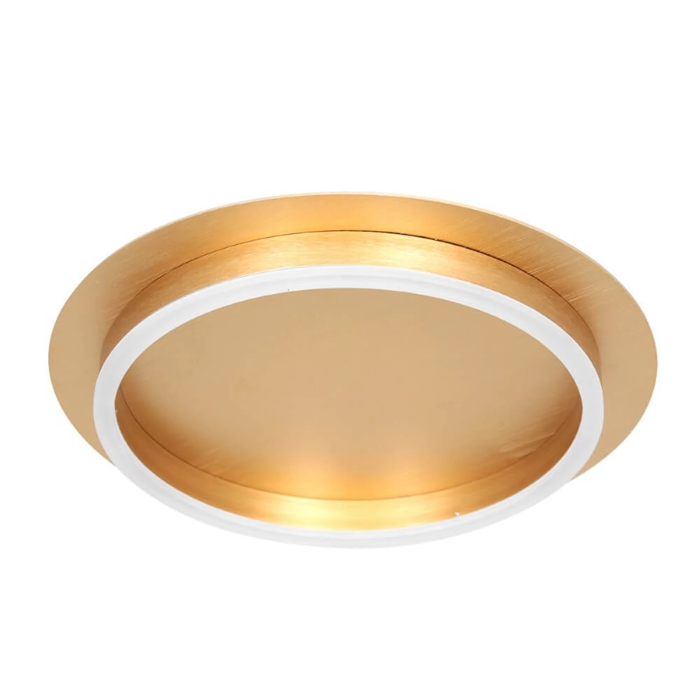 Modern LED ceiling light Ringlux gold - Ø 32cm Steinhauer 8712746170580