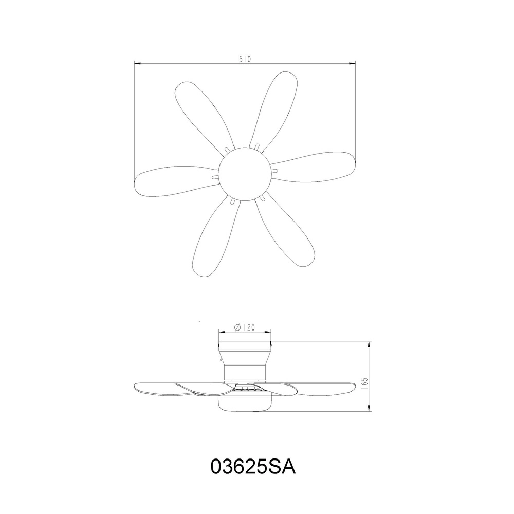 Ceiling fan Delores sand brown Globo 9007371580729