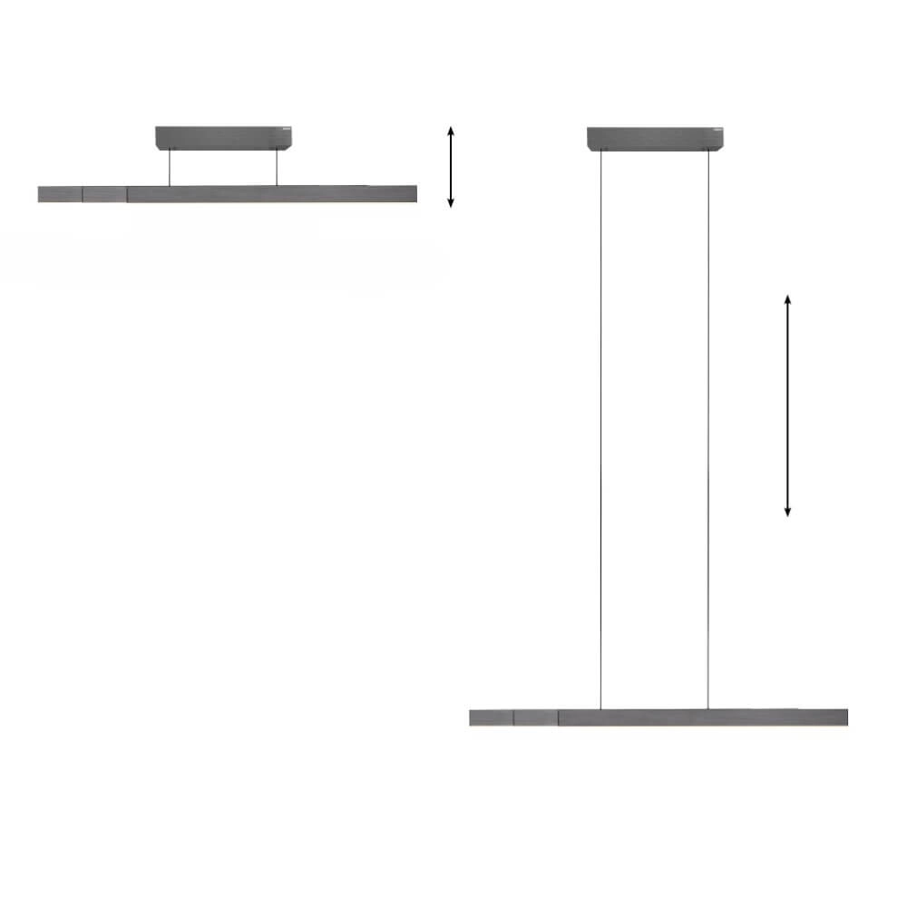 Design hanging lamp Pure Moto-Rise gray Paul Neuhaus 4012248366653