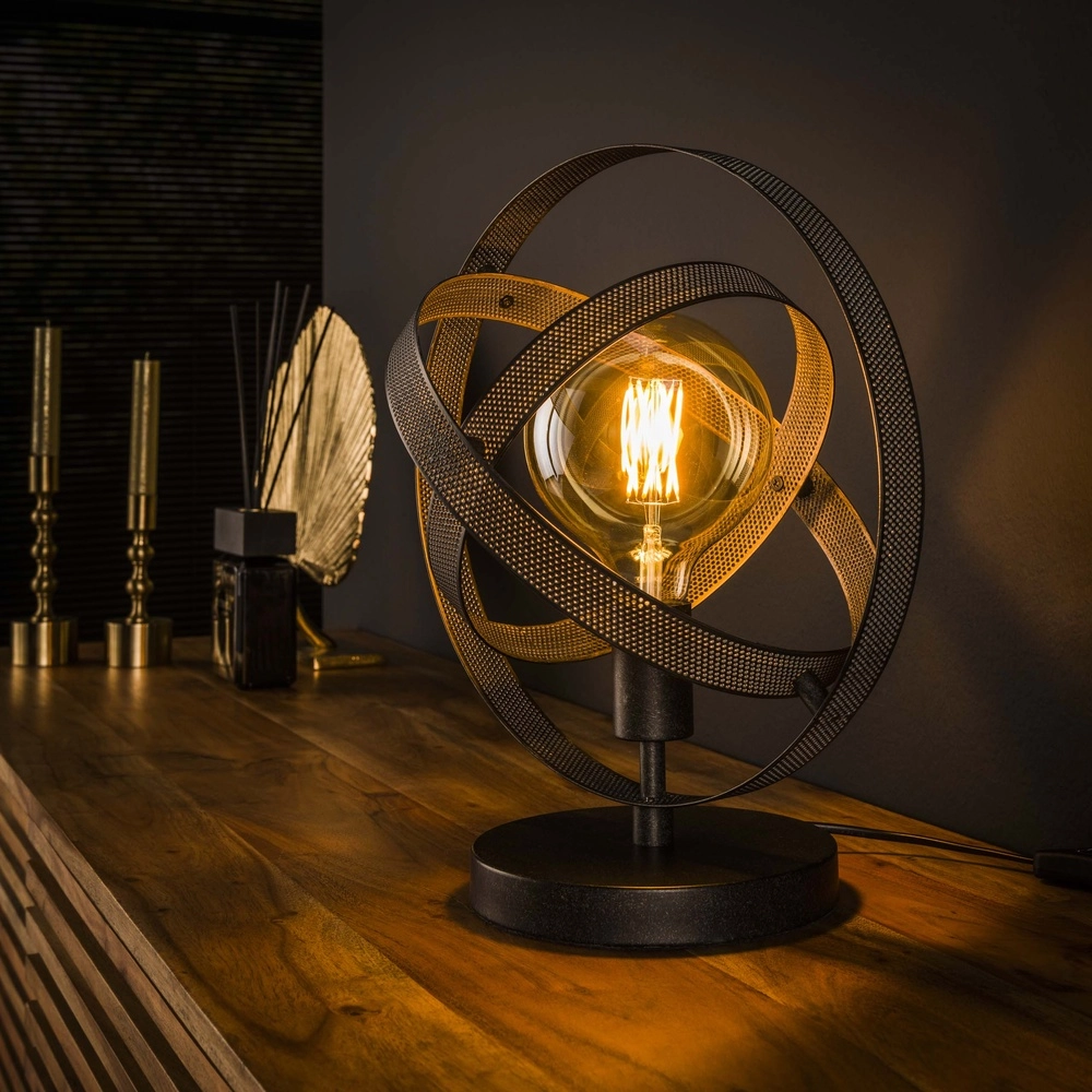 Black Sphere Table Lamp Cosmos Ø 28cm