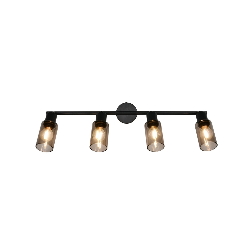 Design ceiling lamp Mars 4-light black Trio 4017807670516