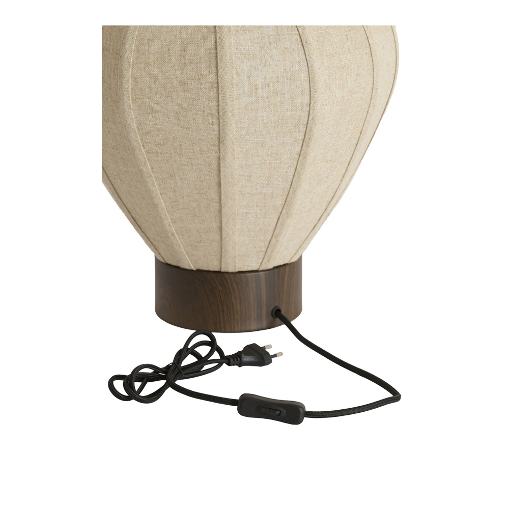 Table lamp Kyzo Ø 35cm japandi brown Light & Living 8717807843434