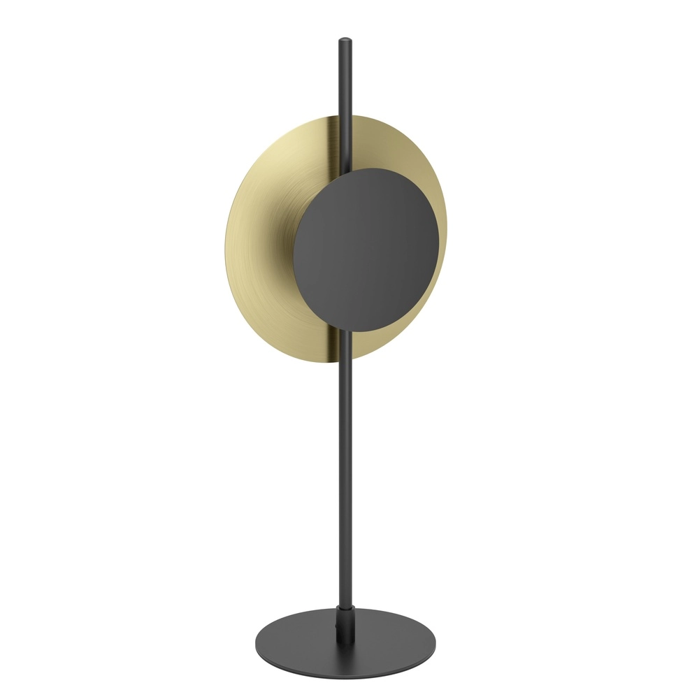 Led table lamp Tocina black with gold