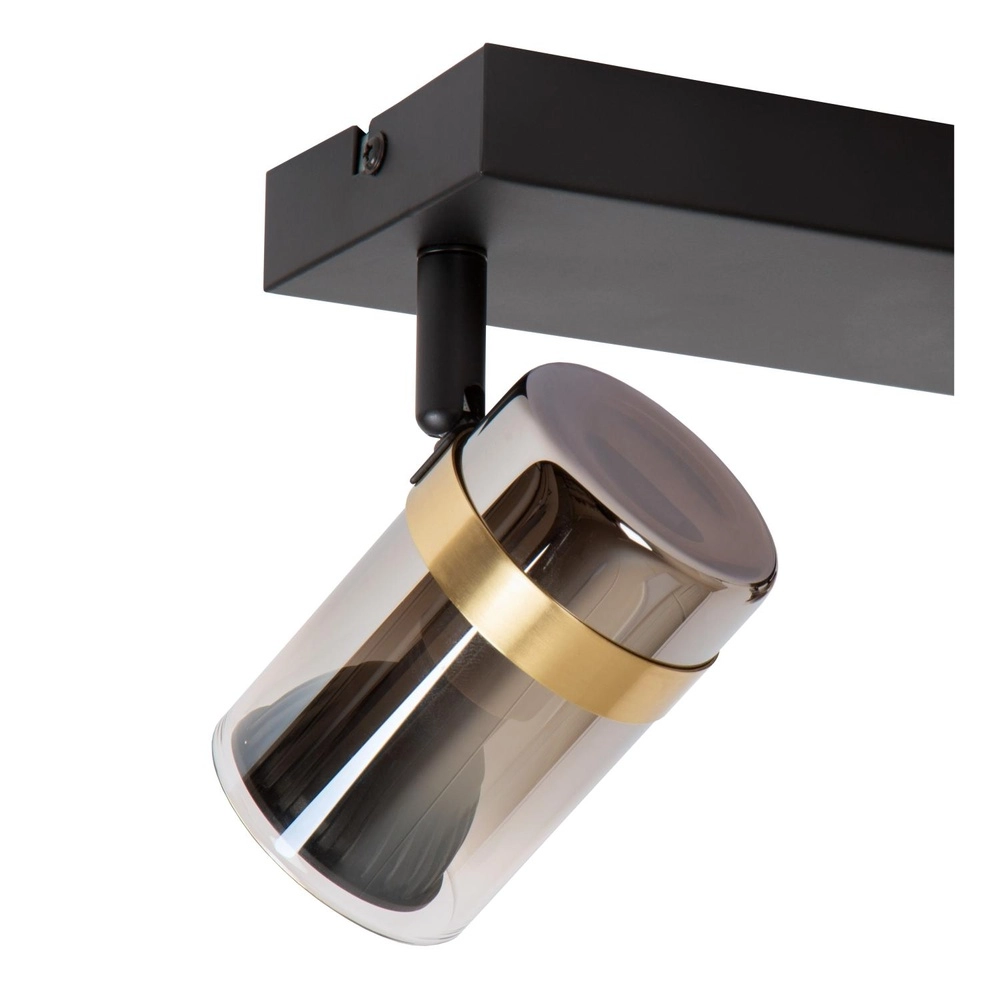 Ceiling spotlight Upton 2-light black Lucide 5411212570024