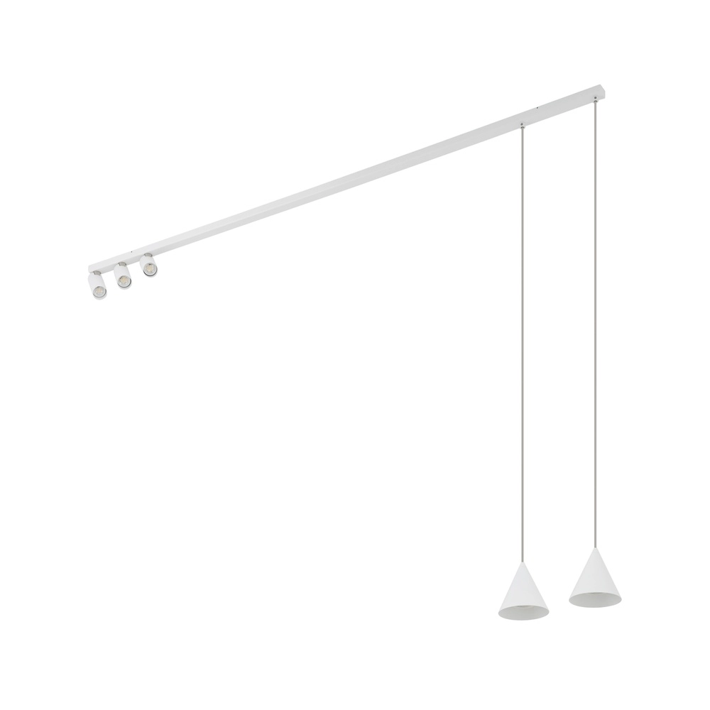 Ceiling and pendant lamp Fourty white