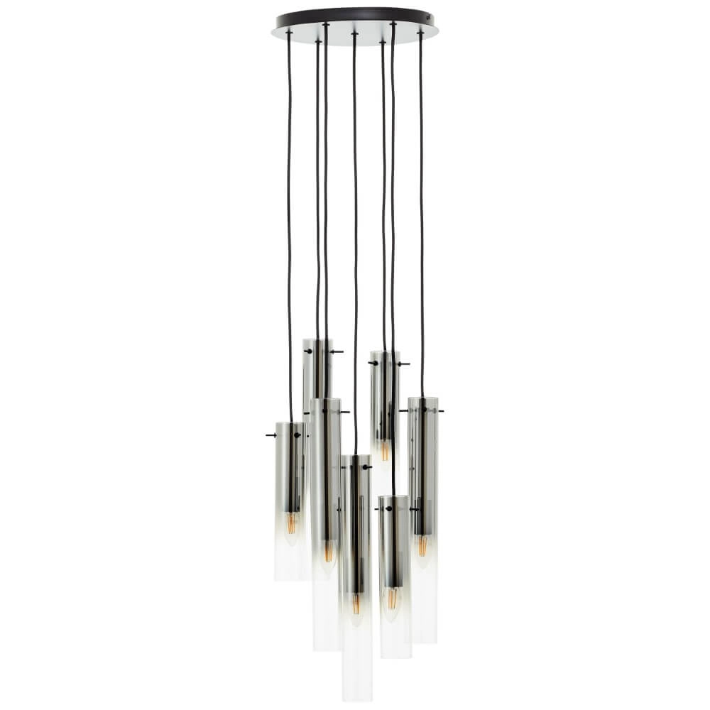 7-light hanging lamp Glasini