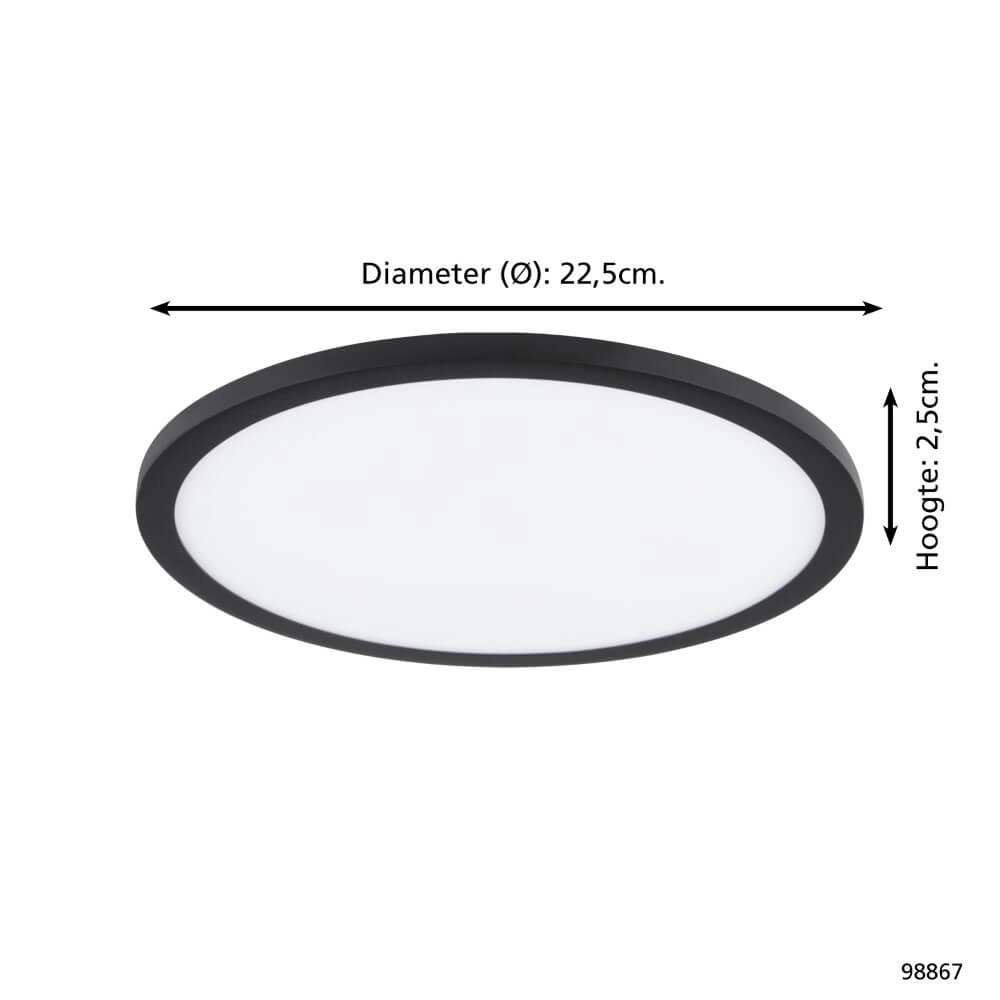 Recessed lamp Fueva Flex black 3000K Eglo 9002759988678