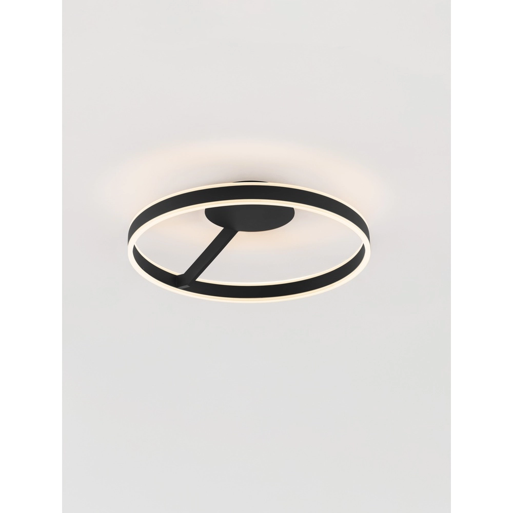 Ceiling lamp Bianco black Ø 60cm Lyora 5212017473837