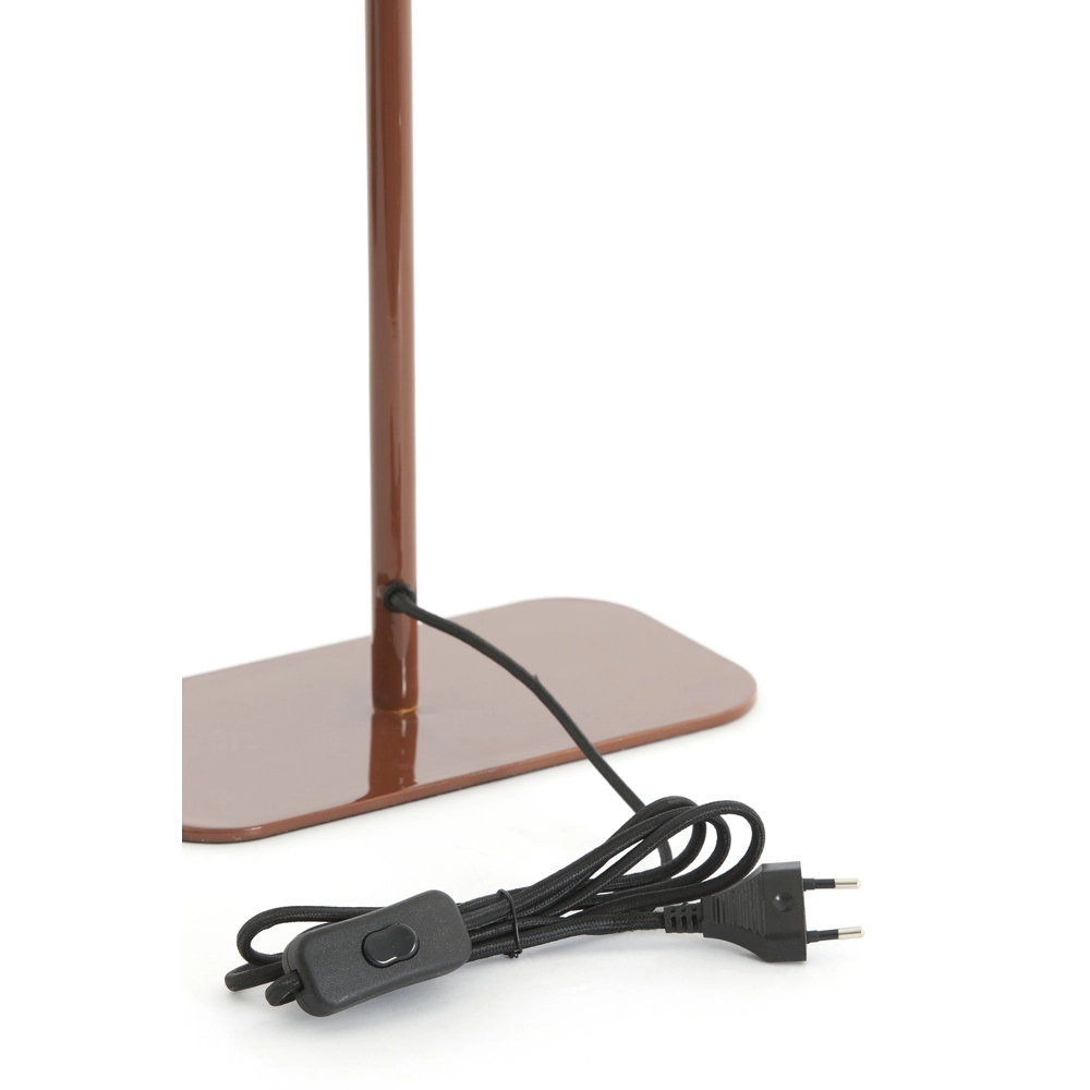 Bedside Lamp Elenie 25x13cm - gloss red-brown Light & Living 8717807818852