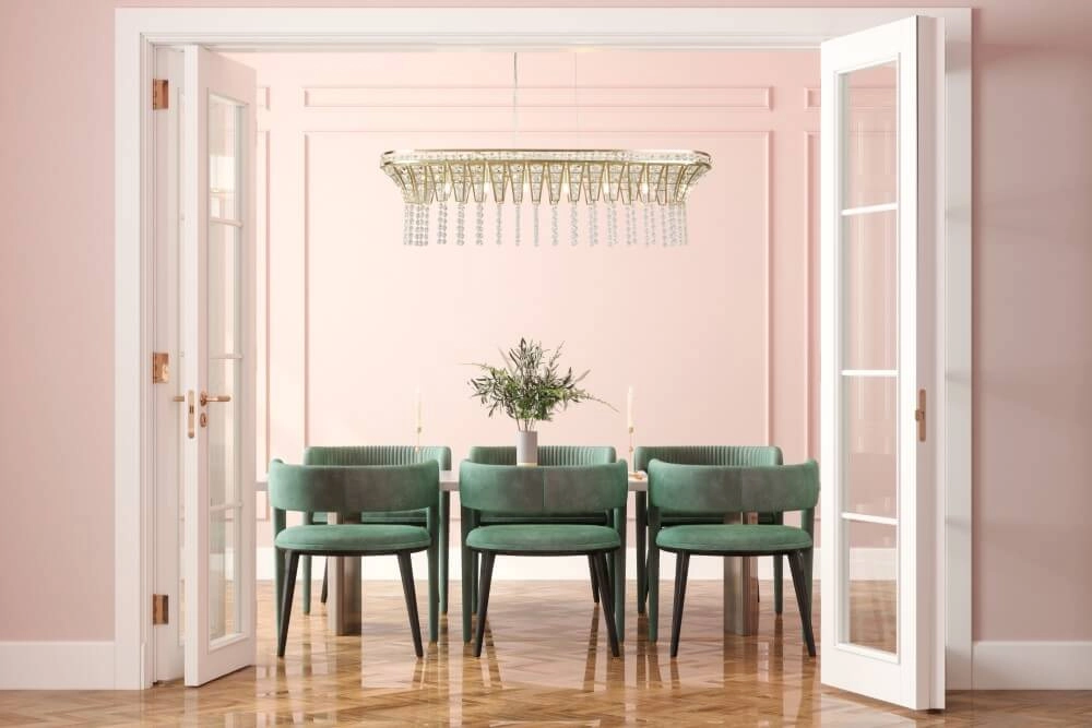 Large pendant lamp Gemma gold Searchlight 5053423249940