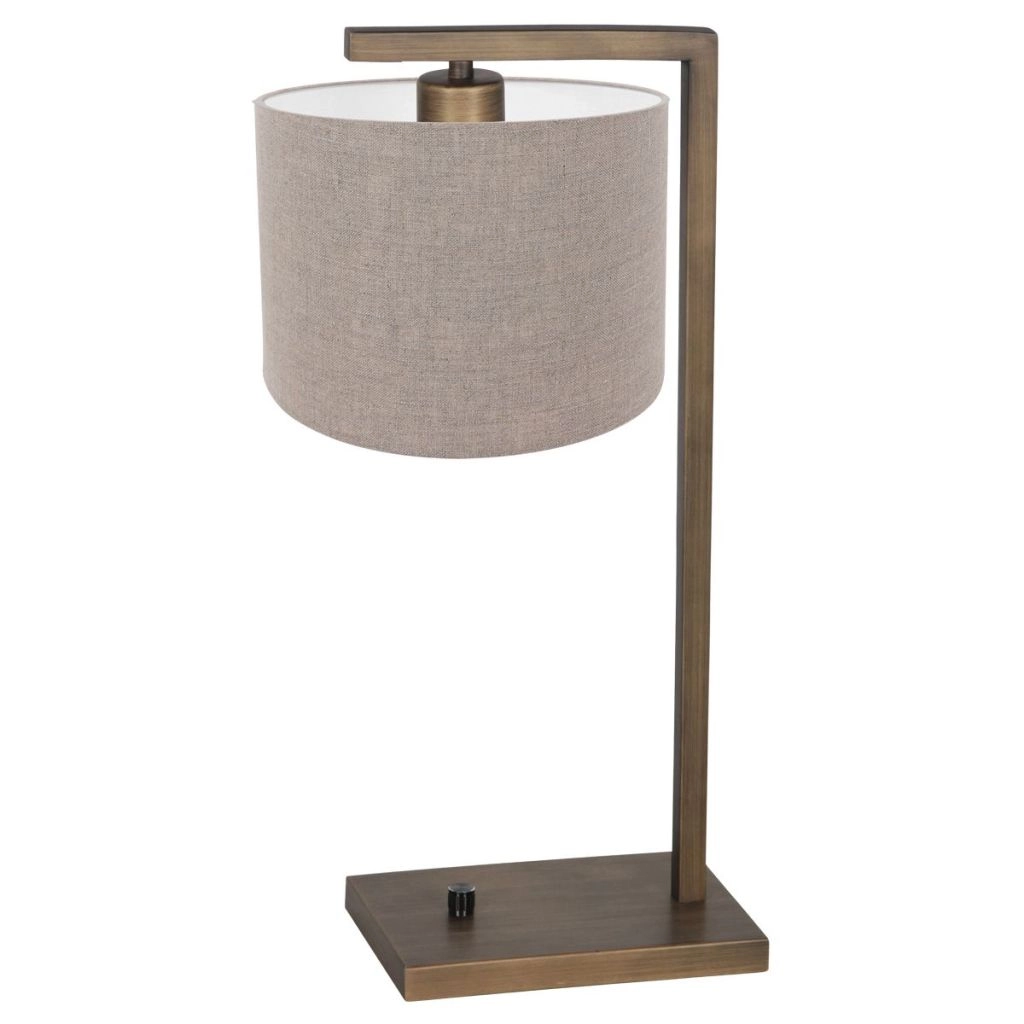 Table lamp Stang with grey hood Steinhauer 8712746189773