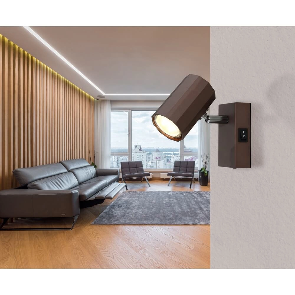 Bronze wall lamp James ankle Globo 9007371459872