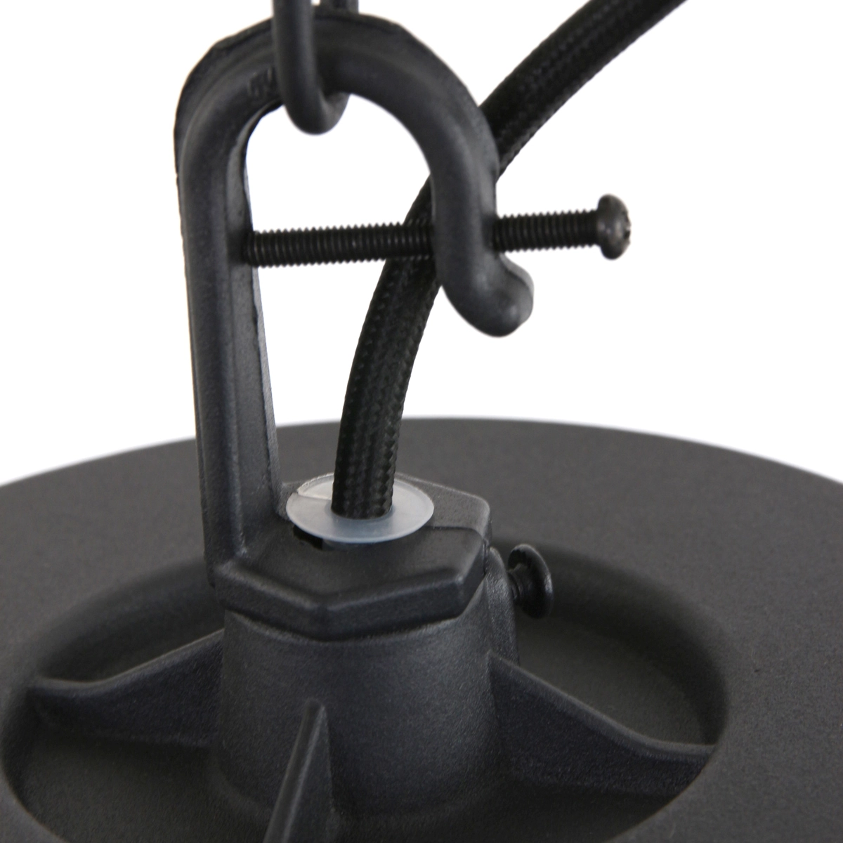 Country Pendant Lamp Fender 47cm black Steinhauer 8712746108477