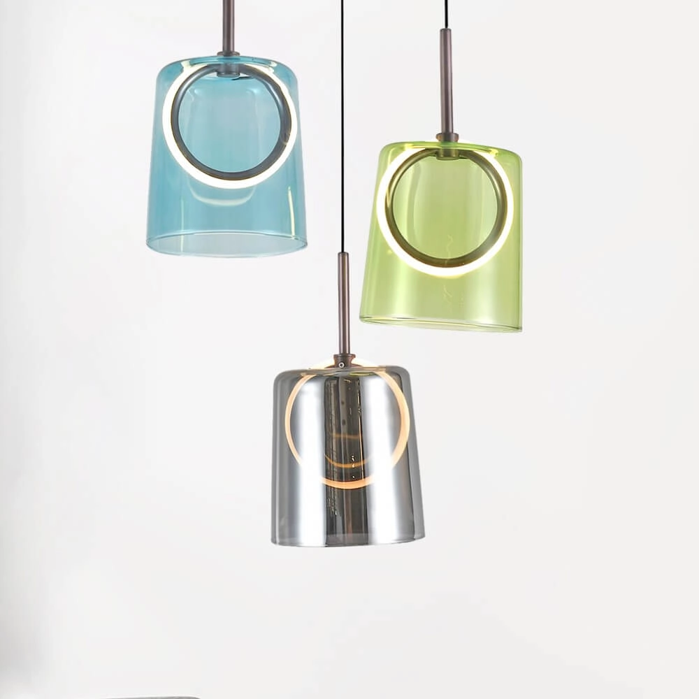 Pendant lamp Zula 3-light round Paul Neuhaus 4012248383636