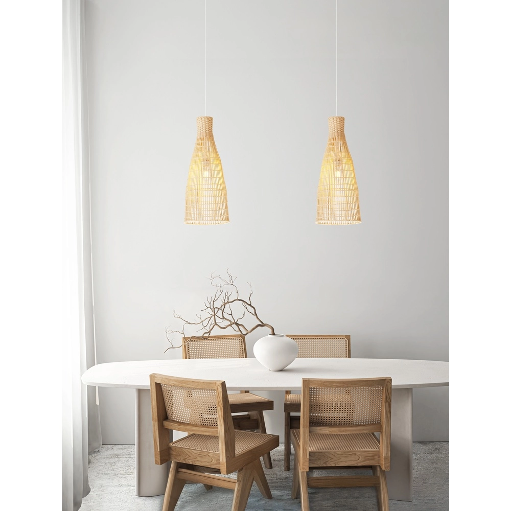 White pendant lamp Niro Ø 24cm Lyora 5212017477460