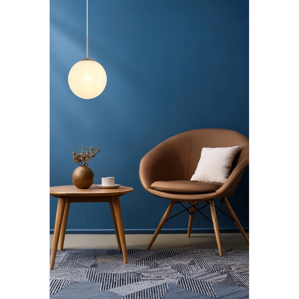 Design pendant lamp Kop nickel Globo 9007371510993