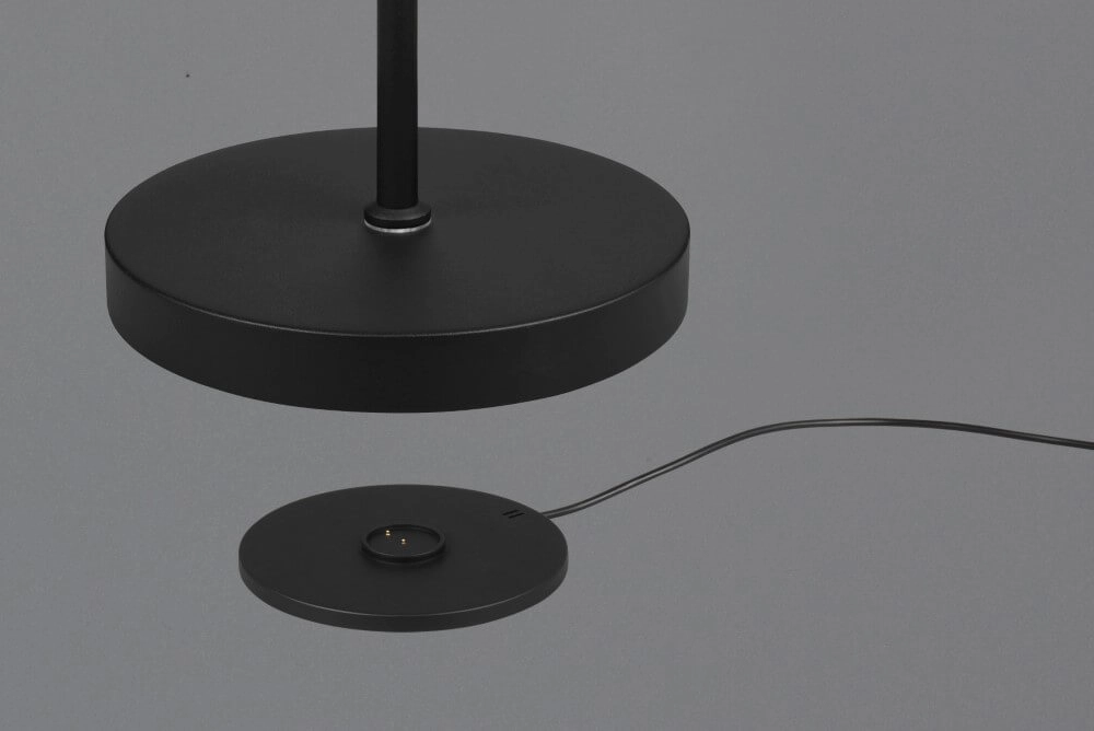 Black reading lamp Moreno Rechargeable Trio 4017807618013