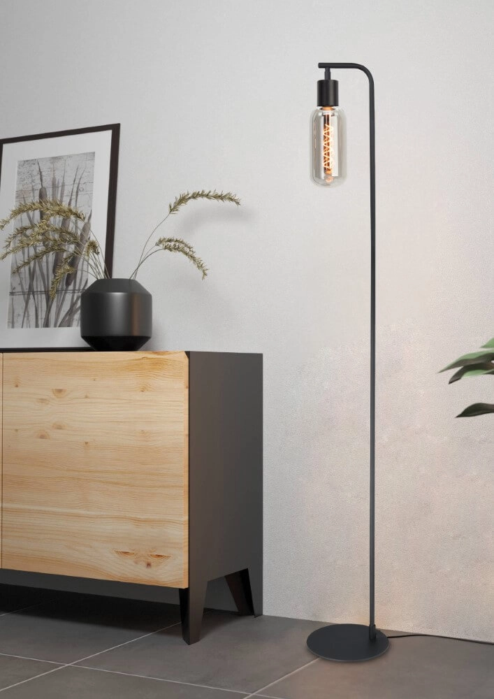 Floor lamp Majone black Eglo 9008606295326