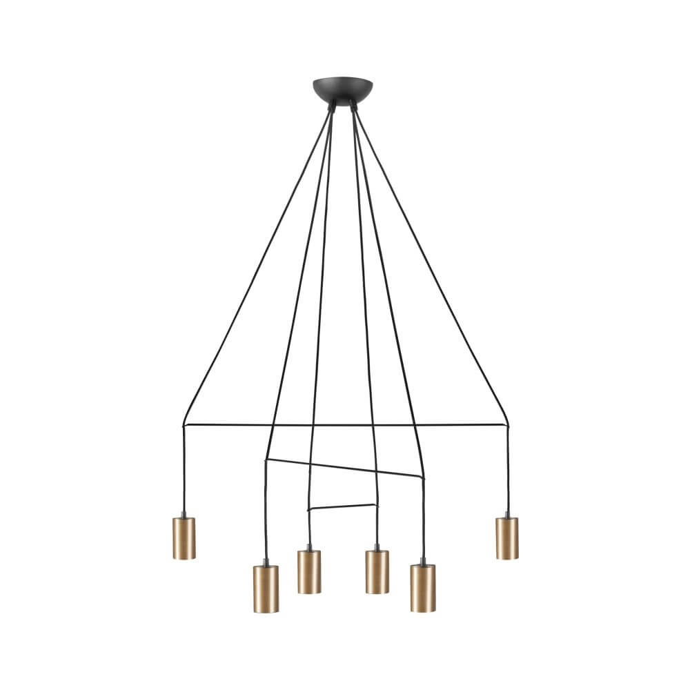 Gold hanging lamp Imbria office
