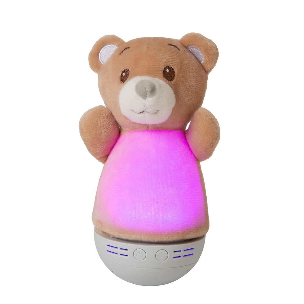 Night light Dolly Battery operated with music function - Brown Lucide 5411212771452