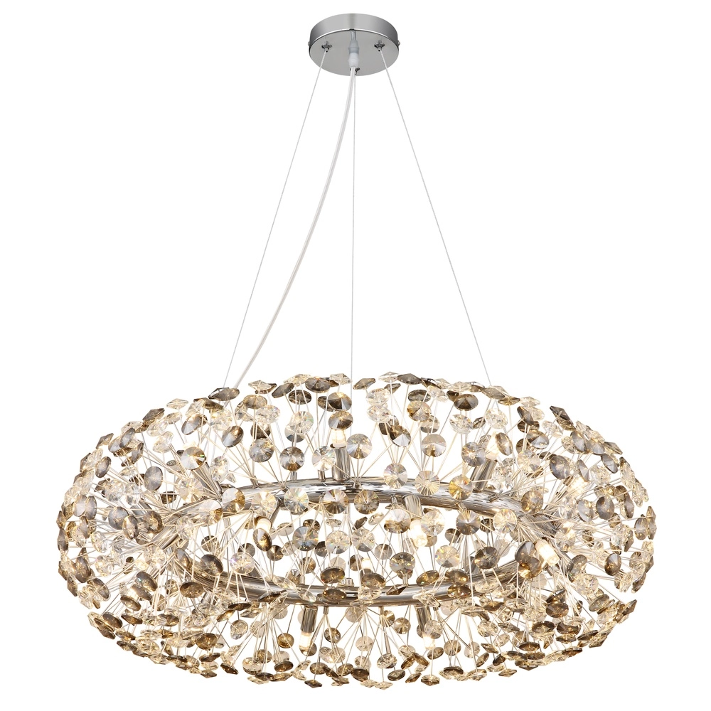 Pendant lamp Katrina chrome Ø 80cm