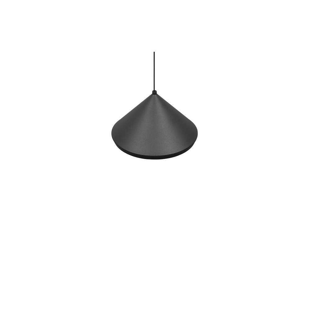 Modern pendant lamp Laguna Ø 18cm black Trio 4017807667608