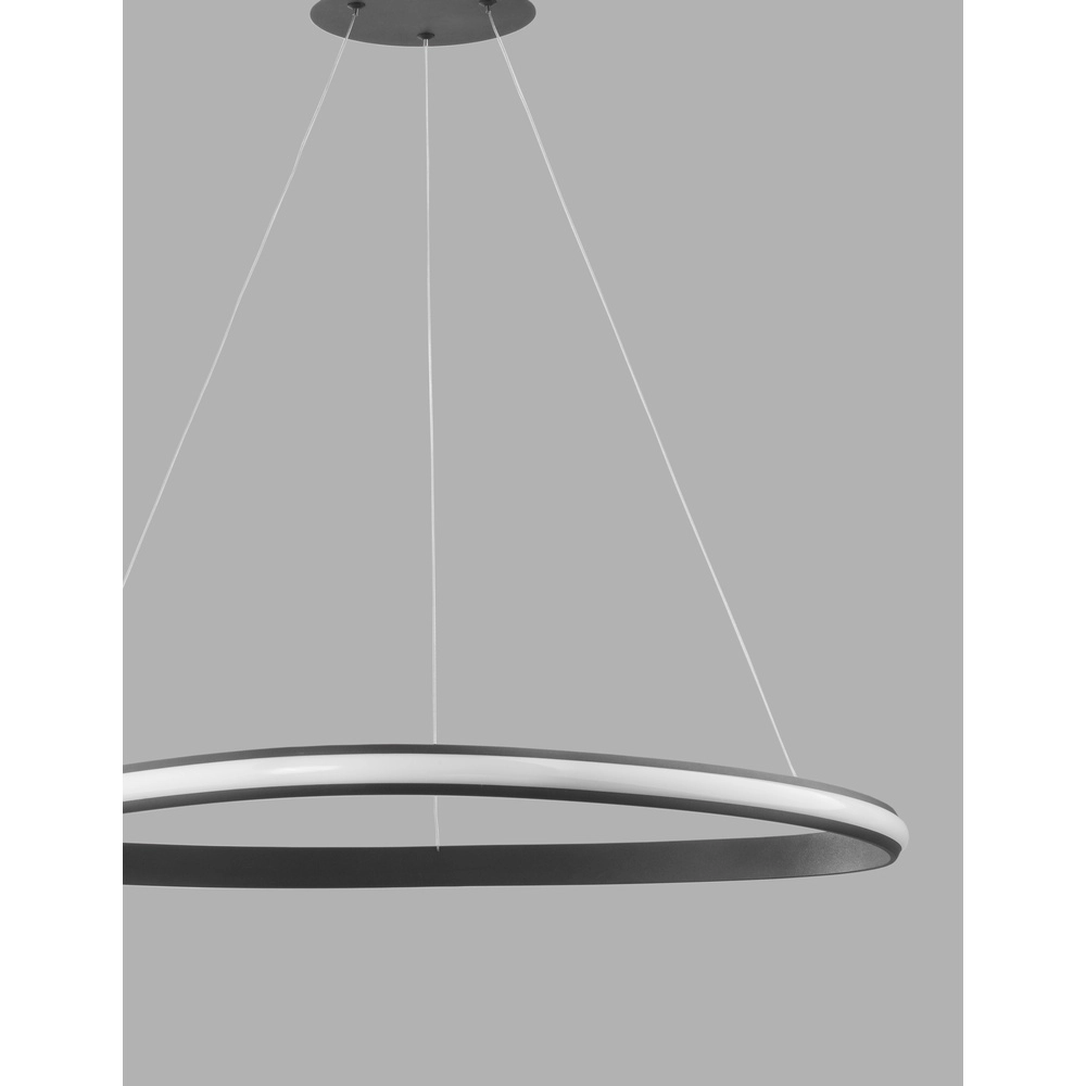 Design pendant lamp Aries black Ø 74cm Lyora 5212017419842