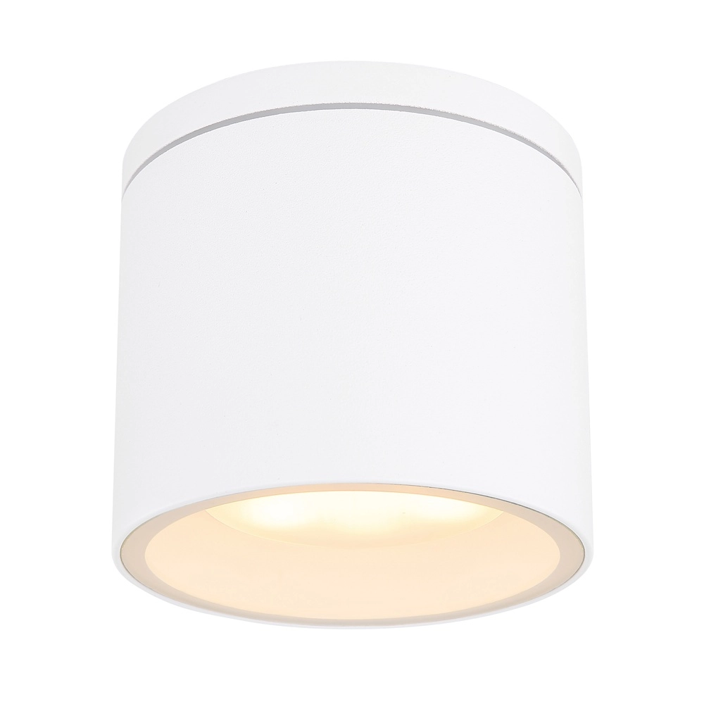 Sleek ceiling spotlight Alcala white