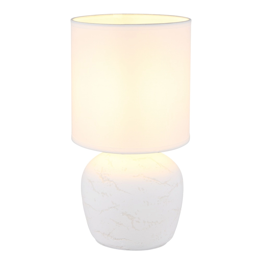 Design table lamp Marble white
