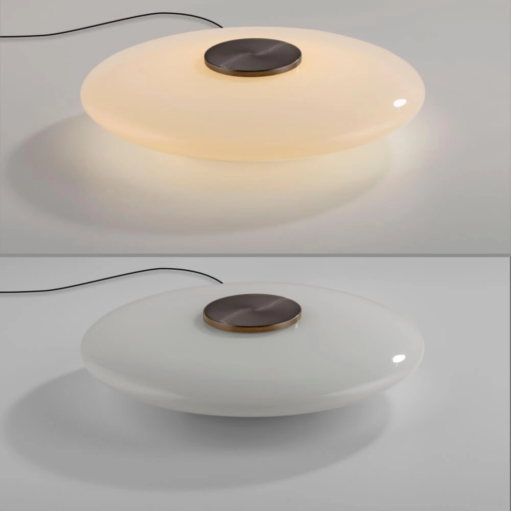 Designer table lamp Pure Vitrum brown Paul Neuhaus 4012248382691