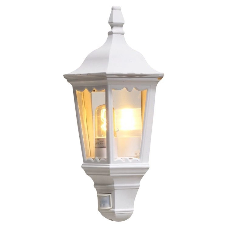 White outdoor lamp Firenze with motion detector KonstSmide 7318307230253