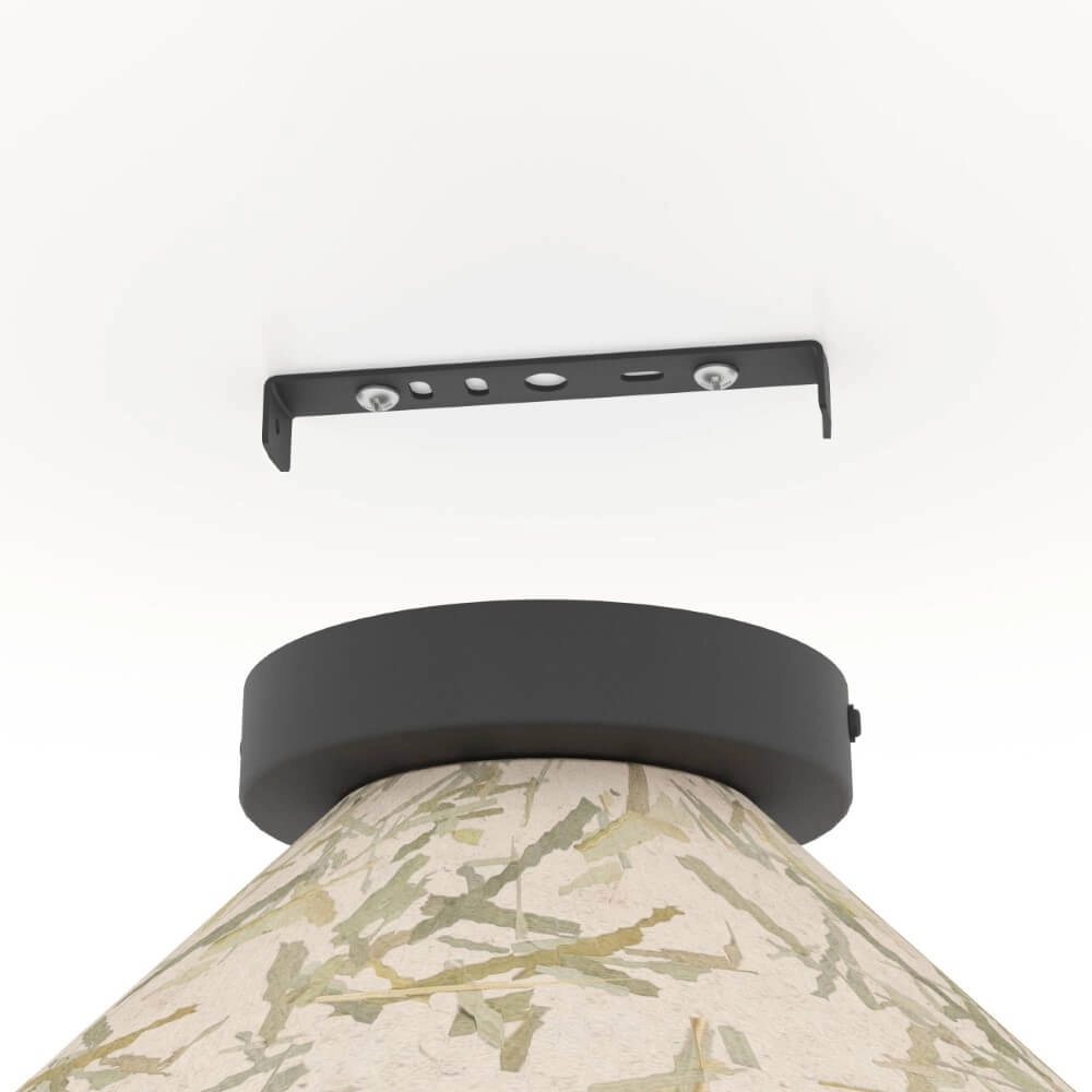 Natural ceiling lamp Oxpark Ø 42cm Eglo 9002759439415