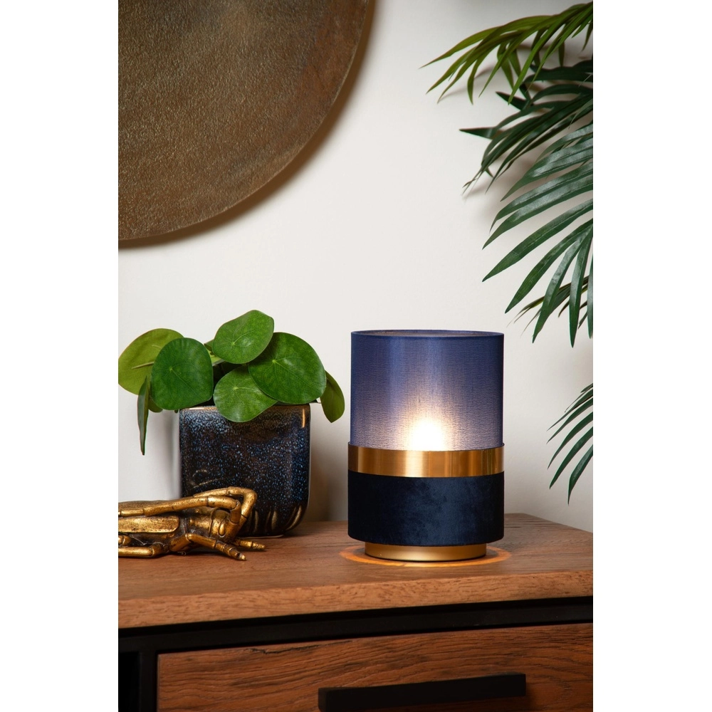 Design table lamp Extravaganza Tusse blue Ø 15cm Lucide 5411212105547