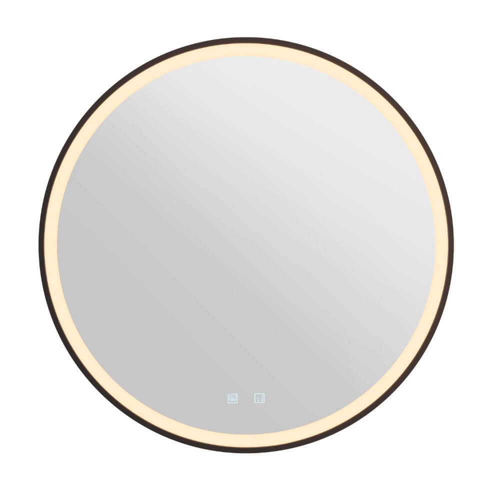 Mirror wall lamp Trukko Black - Ø 80cm SLV 4024163274753