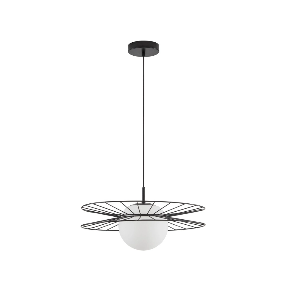 Black pendant lamp Ellery Ø 45cm Lyora 5212017435279